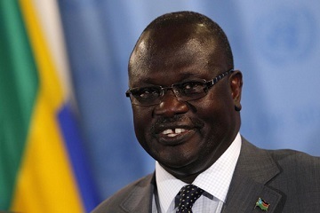 Riek Machar, vice-Président du Sud-Soudan