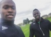  Moussa Sow, Sadio Mané et Cheikh Mbengue à l'entrainement des Lions sous un froid glacial