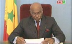 VIDEO discours de fin d'année du chef de l'Etat, Abdoulaye Wade