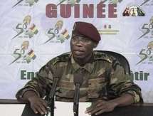 Le chef de la junte militaire, le capitaine, Moussa D. Camara