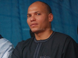 Le président de la Génération du Concret et de l'ANOCI et fils du chef de l'Etat, Karim Wade