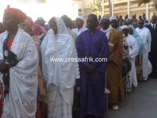 (Photos)Sénégal-effondrement immeuble-décès des trois sapeurs: le dernier hommage de la nation