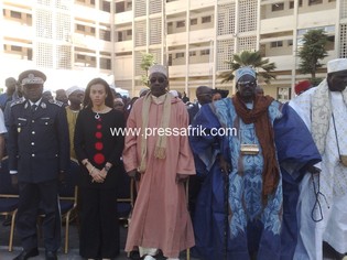 (Photos)Sénégal-effondrement immeuble-décès des trois sapeurs: le dernier hommage de la nation