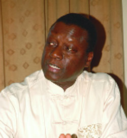 Le président du Collectif des Cadres Casamançais, Pierre Goudiaby Atépa