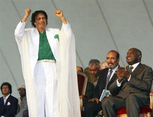 Moammar Kadhafi élu à la tête de l'Union africaine