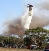 incendie dans  l'Etat du Victoria