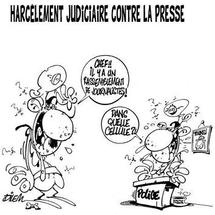 Liberté de presse hypothéquée (Planche: lematindz.net)