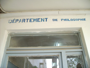 Université de Dakar: département de pholosophie