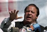 Nawaz Sharif, le chef le plus populaire de l'opposition, a appelé les Pakistanais à « changer la destinée » de leur pays en participant à « la longue marche ».(Photo : Reuters)