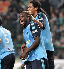 PHOTOS - France Ligue 1 - St Etienne 0 - OM 3: impressionnant Mamadou Niang