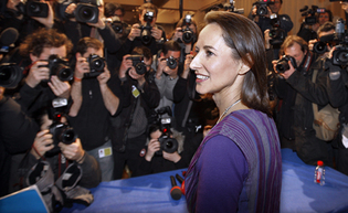 Ségolène Royal qui fait l'actualité en France