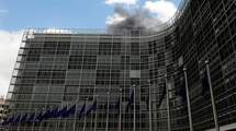 Situé au coeur du quartier européen de la ville, le Berlaymont, a une surface de 240.000 mètres carrés, répartis sur seize niveaux.(Photo:  AFP)