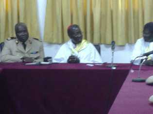 Sénégal-Photos :Visite du Cardinal Théodore Adrien Sarr à l’Hôpital Principal de Dakar