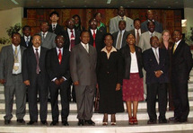 Le staff du NEPAD qui s'occupe du développement de l'agriculture