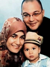 Mme Marwa El Sherbini et sa famille (Photo: islam.de)