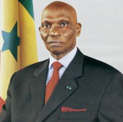 Abdoulaye Wade président de la République du Sénégal