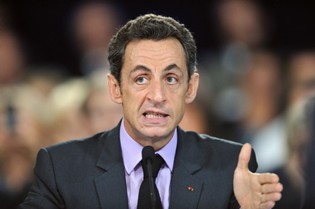 Nicolas Sarkozy, le 8 octobre dernier.Photo reuters