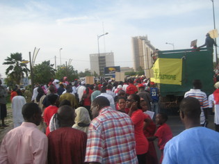 (Photos) La marche de l'opposition pour le départ de Wade en images