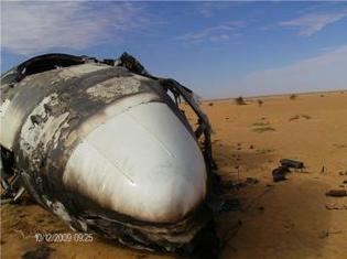 L'avion de la cocaïne, à 200 km au nord de Gao, au Mali.