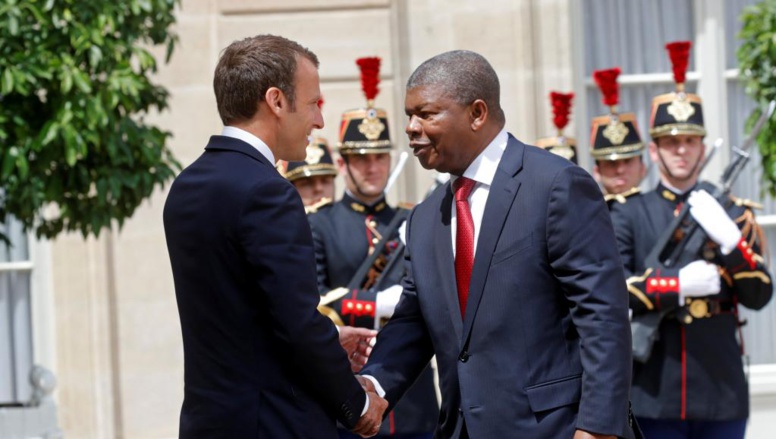 France: le président angolais João Lourenço rencontre Emmanuel Macron