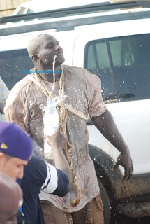 Reportage photos - Lutte Baboye - Balla Gaye 2: entrée de Balla Gaye 2