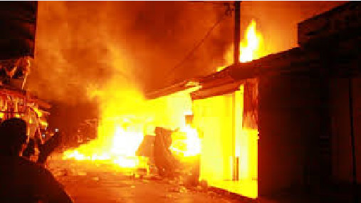 La quartier Sud de Saint-Louis à pris feu