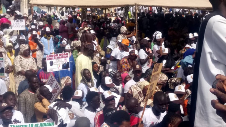 Macky Sall à Kébemer: les images du rassemblement