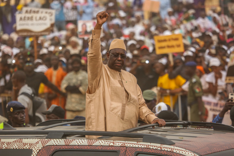 Podor: Macky Sall accueilli en grande pompe par des leaders divisés