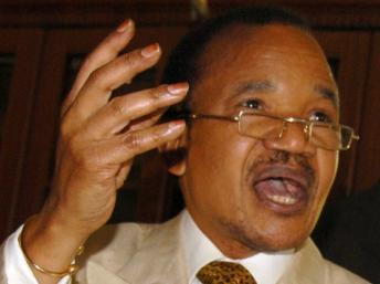 Frederick Chiluba, le 10 mai 2007 à Lusaka. AFP /Thomas Nsama