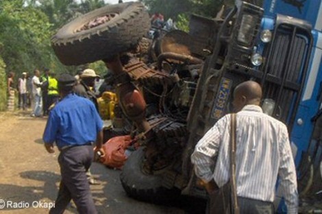 A Sédhiou, un camion termine sa course dans une chambre