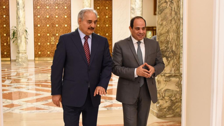 Libye: Khalifa Haftar en visite au Caire pour la 2e fois en moins d'un mois