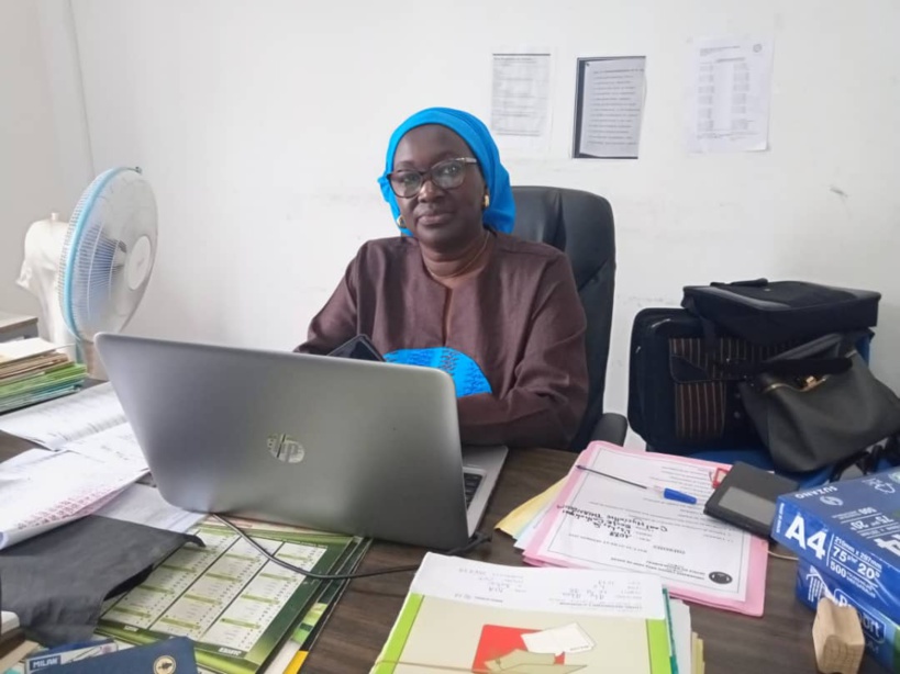 Madame Gueye, enseignante chercheuse à l’UGB