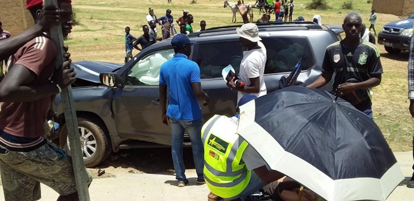 Richard Toll : le cortège du ministre Oumar Youm fait un accident