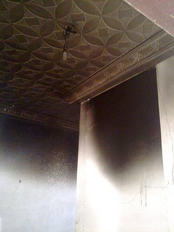 Reportage Photos de l'incendie du domicile du porte-parole de feu Serigne Saliou Mbacké par les Thiantacounes