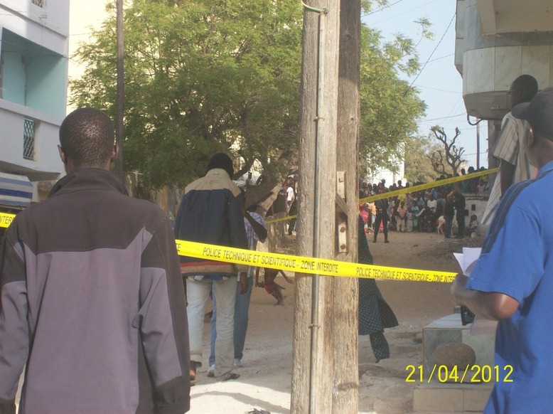 DIAPO Reconstitution du meurtre de Ndèye Cheikh Ndiaye avec le présumé tueur