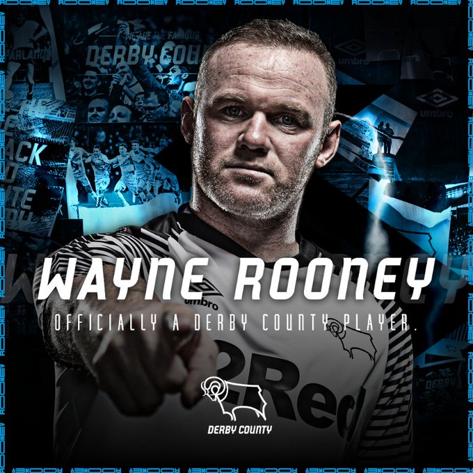 #Mercato - Wayne Rooney signe à Derby County