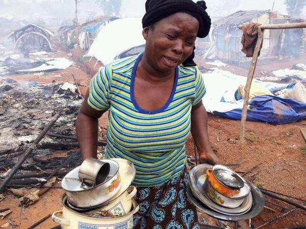 PHOTOS Le pouvoir et l'ONUCI se rejettent la responsabilité de la protection des réfugiés de Duékoué