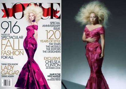 Lady GaGa : photoshopée à l'excès pour Vogue