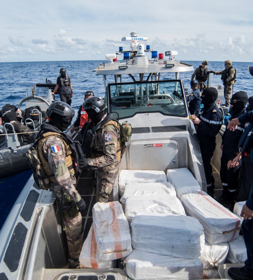 Cap Skiring: la Marine nationale intercepte une pirogue qui transportait une importante quantité de drogue