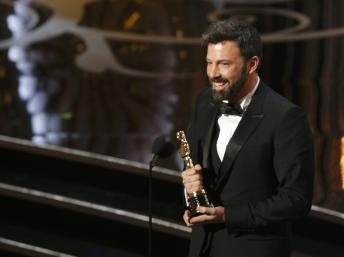 Ben Affleck a reçu l'Oscar du meilleur film pour «Argo». Reuters / Anzuoni