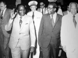 Aimé Césaire et Léopold Sédar Senghor