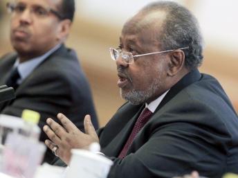 Le président de Djibouti, Ismail Omar Guelleh. AFP PHOTO / POOL / DIEGO AZUBEL