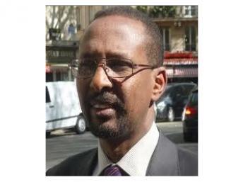 Daher Ahmed Farah, porte-parole de la coalition de l'opposition djiboutienne, l'Union pour le Salut National (USN), arrêté le 4 mars 2013 Facebook/DR