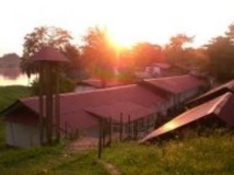 L'hôpital fondé par Albert Schweitzer à Lambaréné, au Gabon. Site de la Fondation Schweitzer