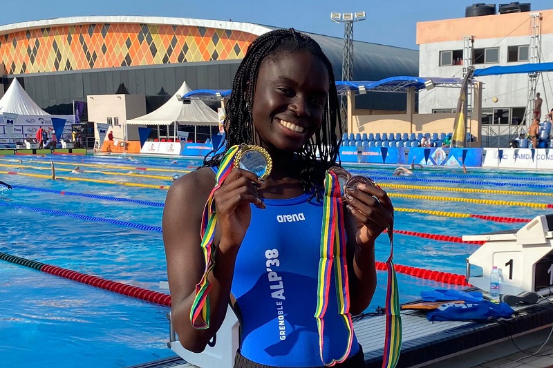 Natation : Oumy Diop bat 3 records du Sénégal