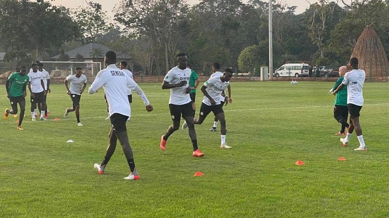 CAN 2021 : première séance d’entraînement des « Lions » au Cameroun (images)