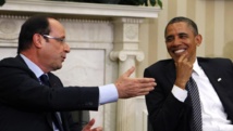 Le président français François Hollande a rencontré Barack Obama à la Maison-Blanche, vendredi 18 mai 2012.