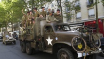 Une reconstitution historique à Paris pour fêter la Libération, le 24 août 2014. REUTERS/John Schults