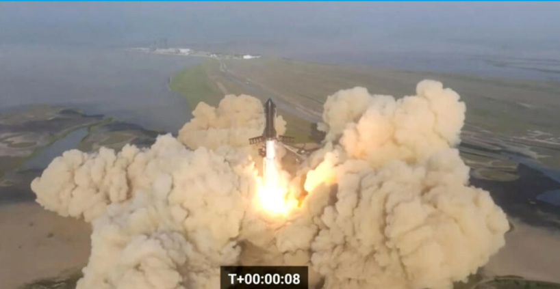 SpaceX : la fusée Starship explose en vol lors de son premier vol test