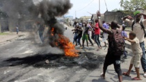 Le bilan des affrontements entre les forces de l'ordre et les manifestants varie de 11 victimes du côté des autorités à plus de 40 plus les ONG. REUTERS/Jean Robert N'Kengo